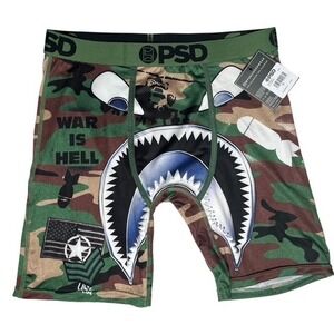 PSD Mens SZ M Warface Bomber Boxer Briefs Camouflage Military NWT-1181